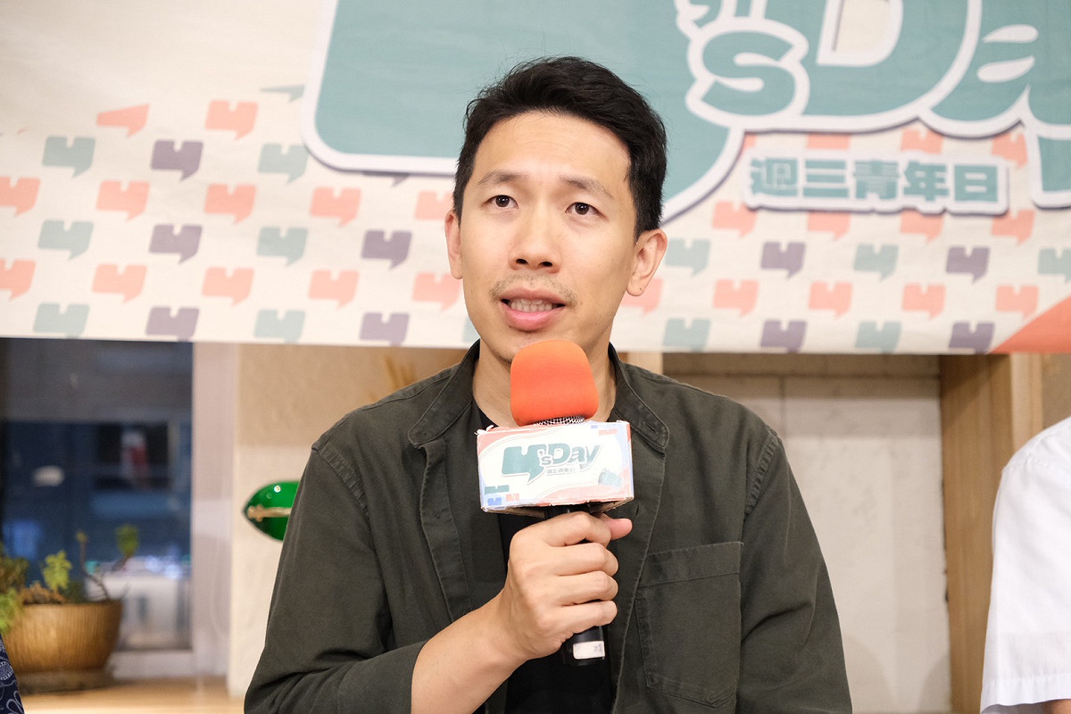 有理文化總編輯涂豐恩。 圖：Y’s Day「週三青年日」提供