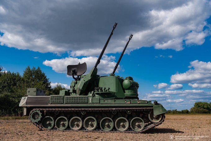 比利時也準備向烏克蘭提供 15 套 Gepard 防空系統，作為 10 億歐元軍事援助計畫的一部分。 圖：翻攝自 @NOELreports X 帳號
