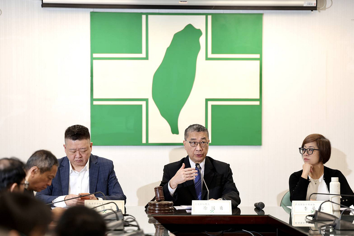徐國勇說，人事提名會高度重視候選人是否有性騷擾相關經歷。 圖：民進黨提供