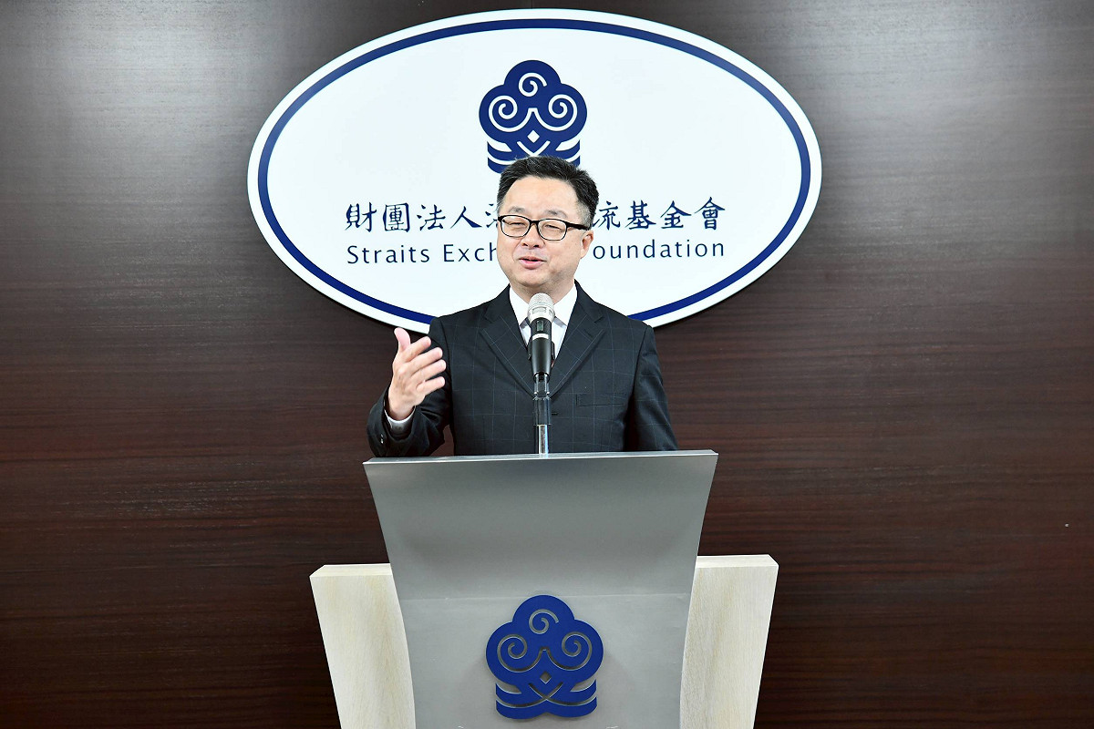 海基會副董事長兼秘書長羅文嘉。 圖：海基會提供