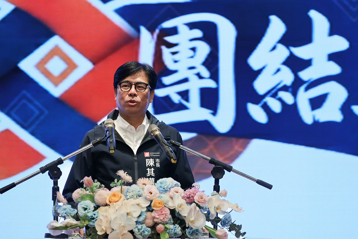 陳其邁表示黃捷非常受到年輕人的歡迎，擔任主委工作一定可以勝任。 圖：高雄市政府/提供（資料照）