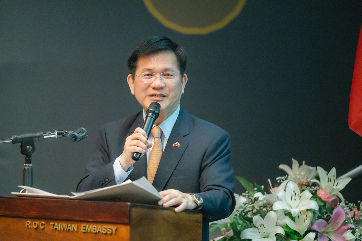 林佳龍強調，台灣與友邦推動的榮邦計畫，讓「台灣模式」在國際間成為典範。 圖：取自林佳龍臉書