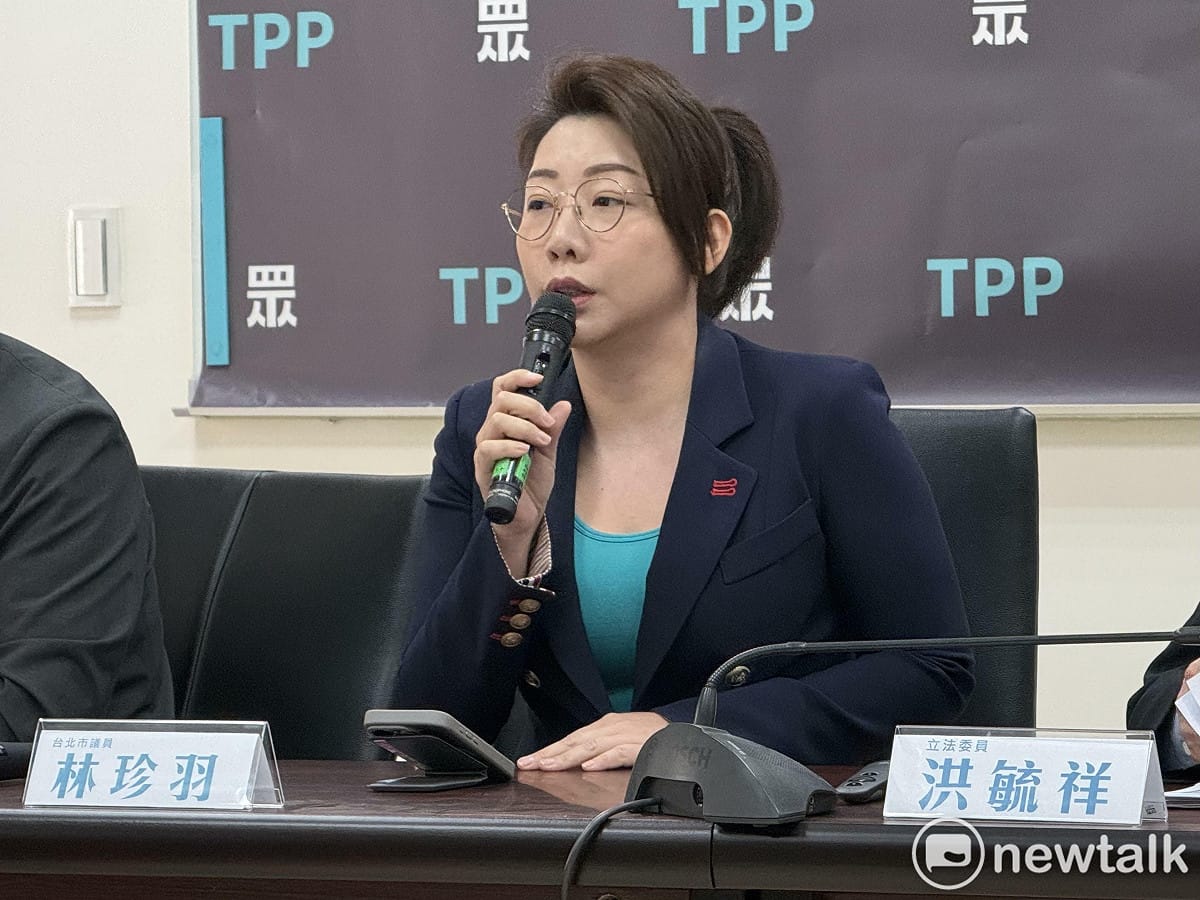 民眾黨台北市議員林珍羽。 圖：周煊惠 / 攝（資料照）