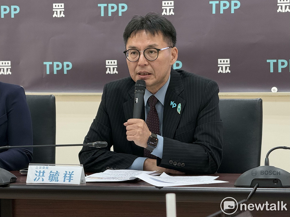民眾黨立委洪毓祥。 圖：周煊惠 / 攝