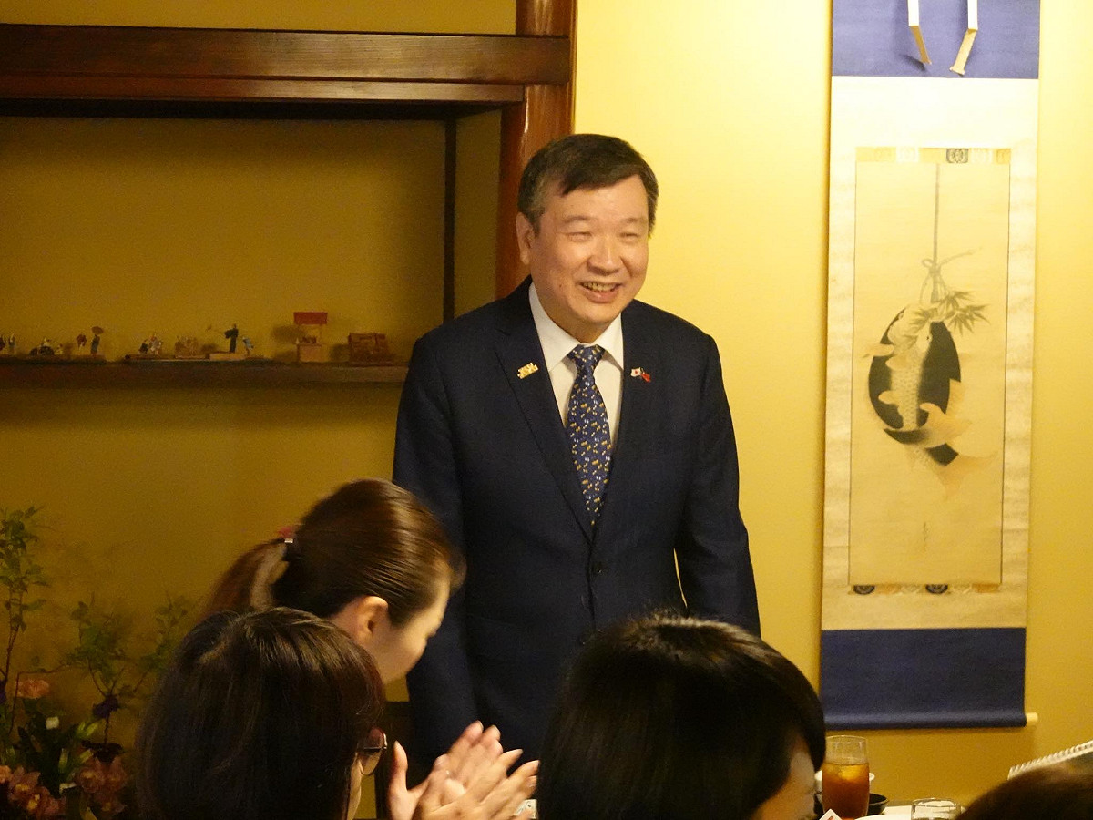 駐日代表李逸洋。 圖：翻攝李逸洋臉書