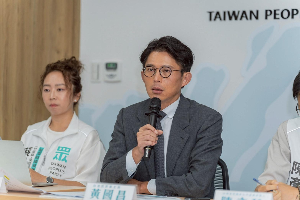 民眾黨主席黃國昌。 圖：民眾黨／提供
