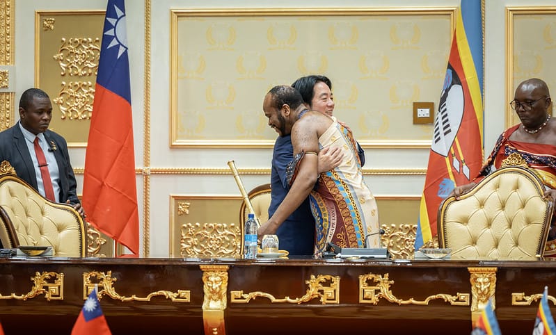 賴清德與史瓦帝尼國王恩史瓦帝三世。 圖：總統府／提供