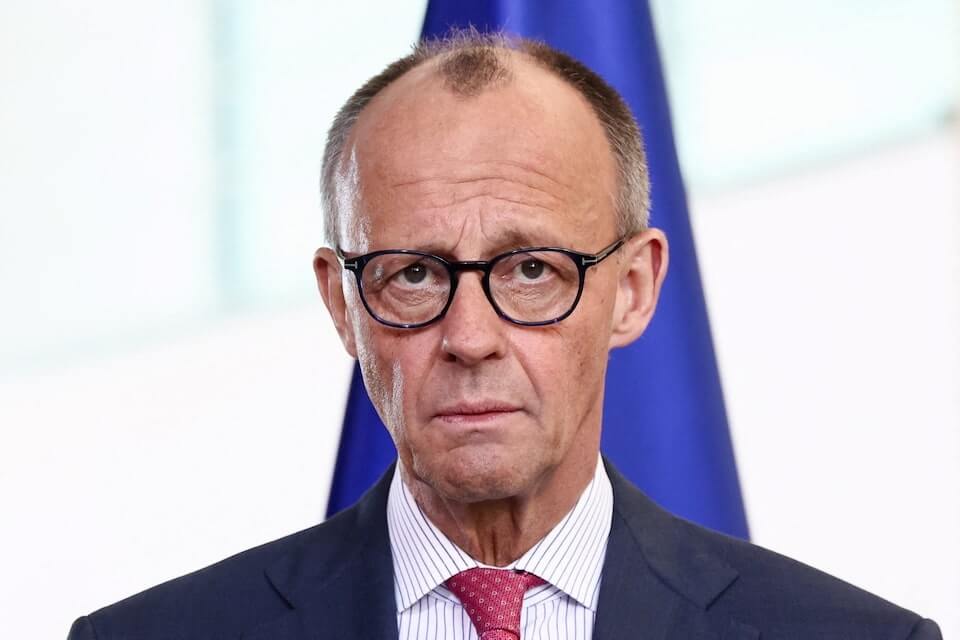 德國總理梅爾茨。（路透社） 圖：中央社提供