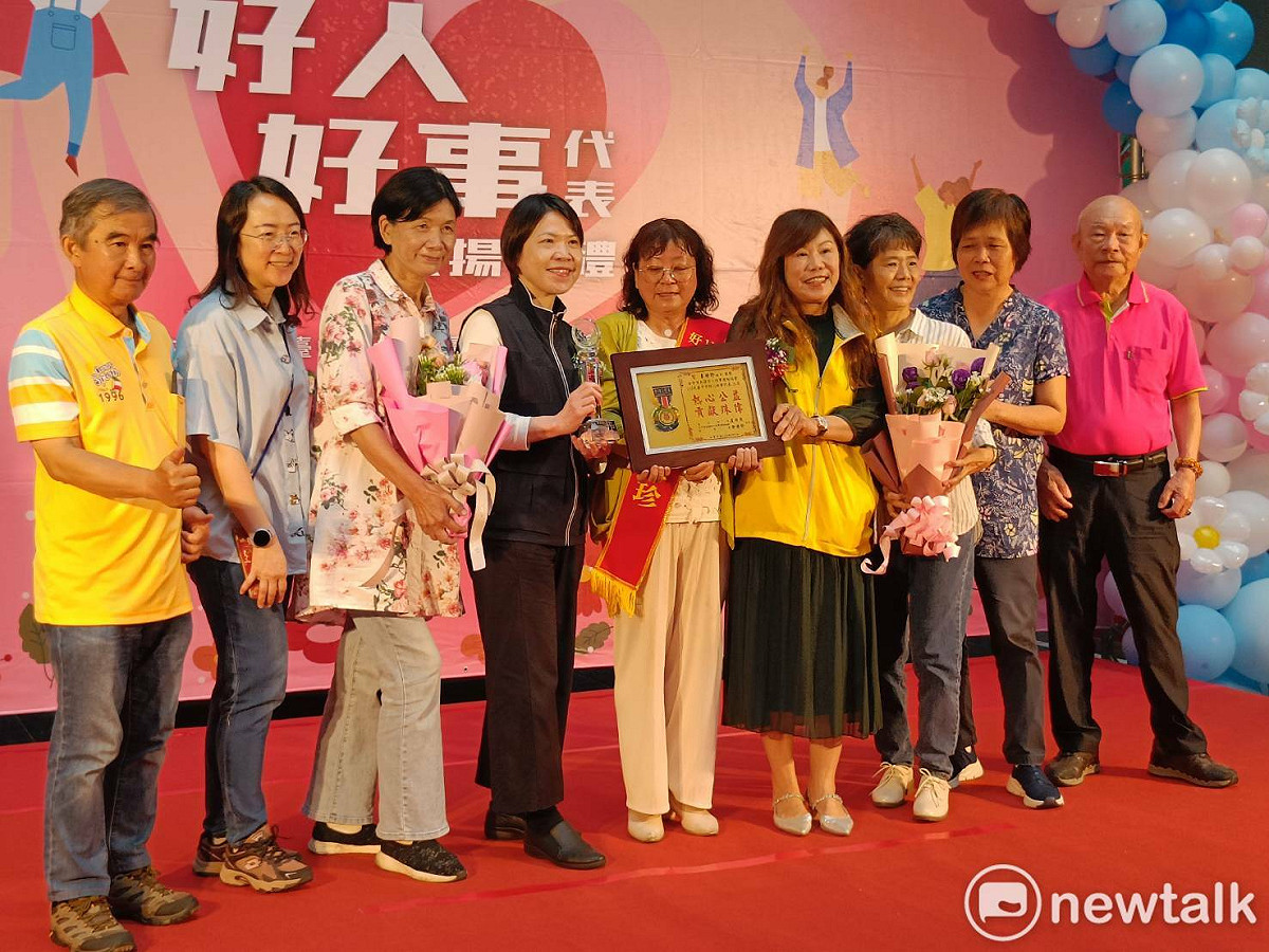 好人好事代表教育類獲獎人李世珍。  圖：唐復年/攝