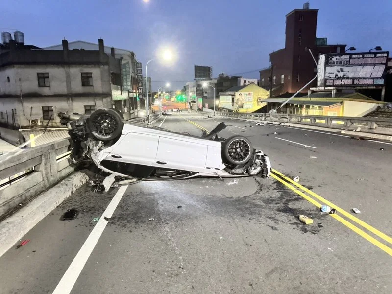 連續3日爆發毒駕案件，昨日更是釀成2死2傷慘劇，引發社會關注。 圖：警方提供