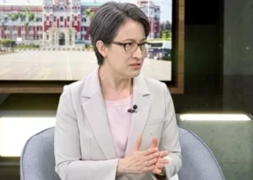 副總統蕭美琴5日接受鏡電視專訪。 圖：鏡電視提供
