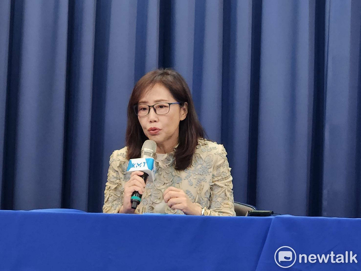 國民黨文傳會主委尹乃菁。 圖：黃建豪/攝