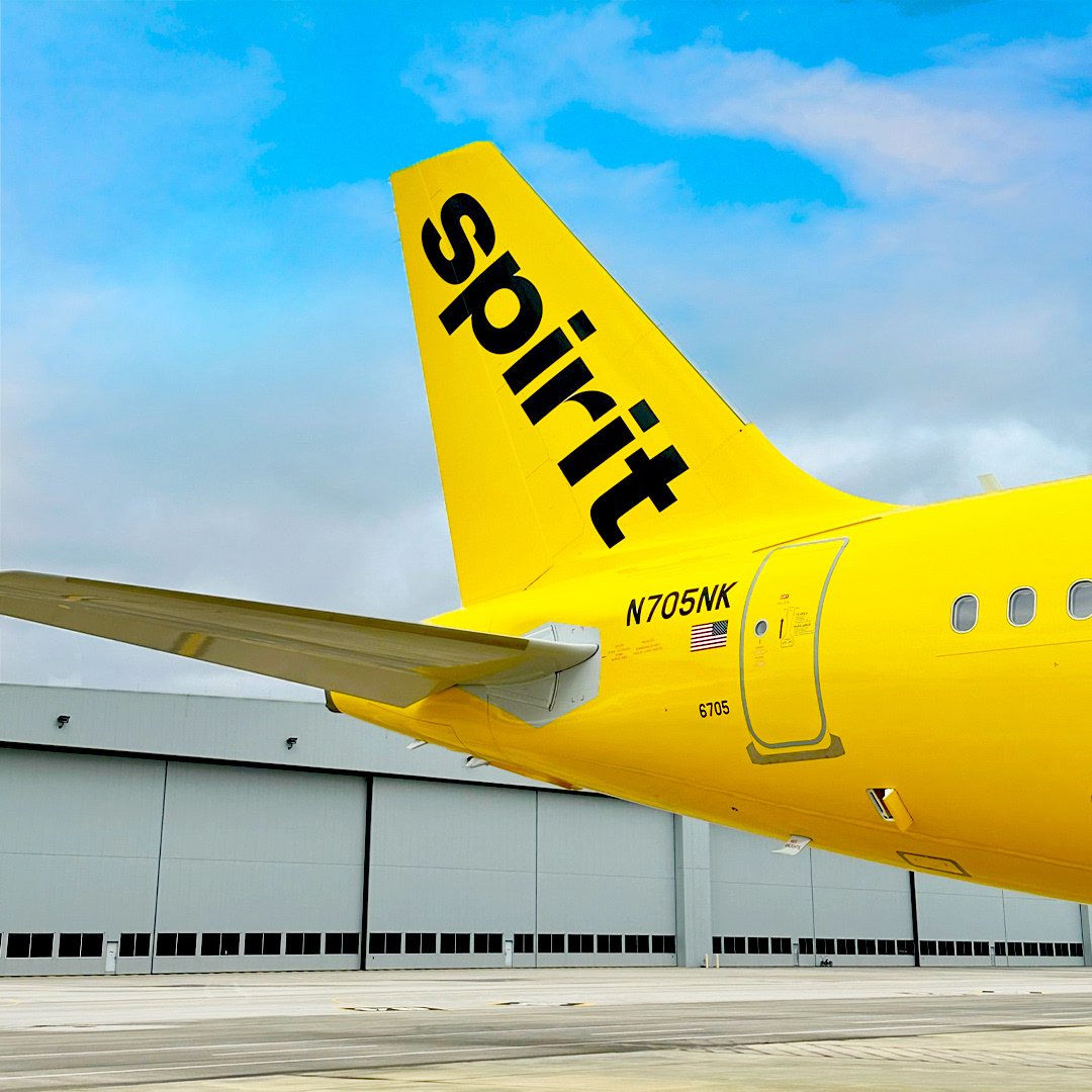 曾兩度聲請破產保護的美國廉價航空公司Spirit Aviation Holdings，如今正式走向終點。 圖:翻攝自X帳號@fl360aero