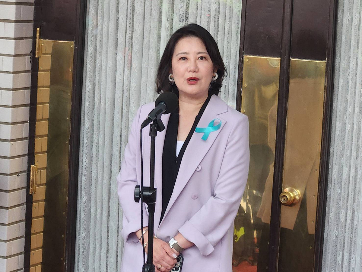 民進黨台北市長參選人沈伯洋與立委吳思瑤持續砲轟台北市長蔣萬安。 圖：黃建豪/攝（資料照）