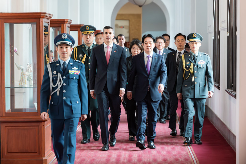 賴清德與巴拉圭共和國總統貝尼亞（Santiago Peña） 圖：總統府提供