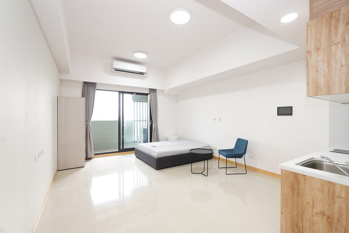 台南市「新市安居」套房型實品屋。 圖：國土署提供