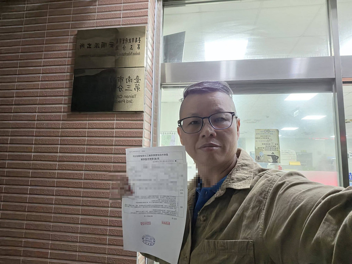 台灣護師醫療產業工會（護師工會）顧問陳玉鳳收到匿名訊息威脅「走路小心點，不要死在半路上」，己向台南市警局第三分局報案。 圖：翻攝「臉書」陳玉鳳