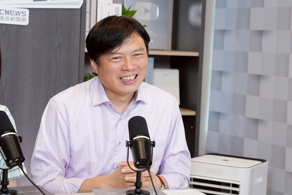 民進黨宜蘭縣長參選人林國漳今（13）日接受《CNEWS匯流新聞網》政論節目《中午來開匯》主持人黃光芹專訪。 圖：《CNEWS匯流新聞網》提供