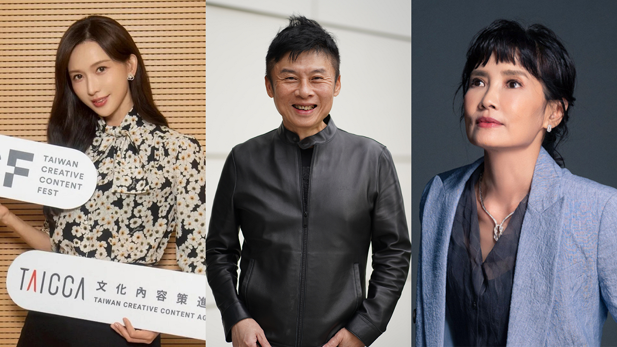 文策院今（13）日發佈分別深耕流行文化、跨媒體科技與藝術電影領域的林志玲（左）、劉思銘（中）和陳湘琪（右）三位新任董事名單。 圖：擷自文策院官網