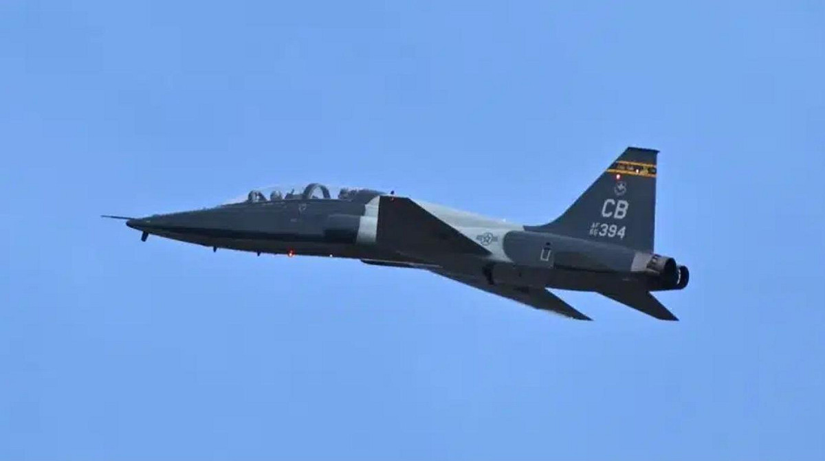 美國空軍T-38C「鷹爪式」（Talon）教練機。 圖：翻攝U.S. Air Force