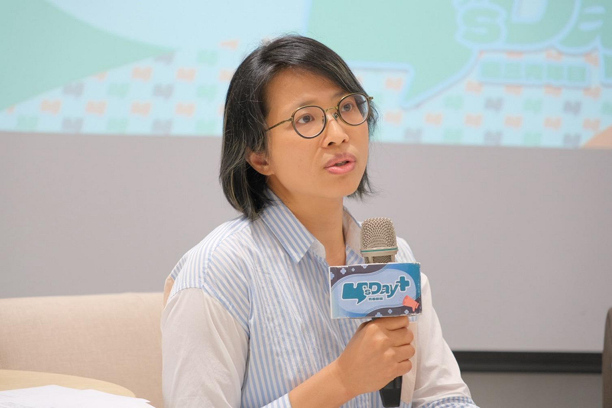 中研院政治所助研究員顏維婷。 圖：Y’s Day「週三青年日」提供