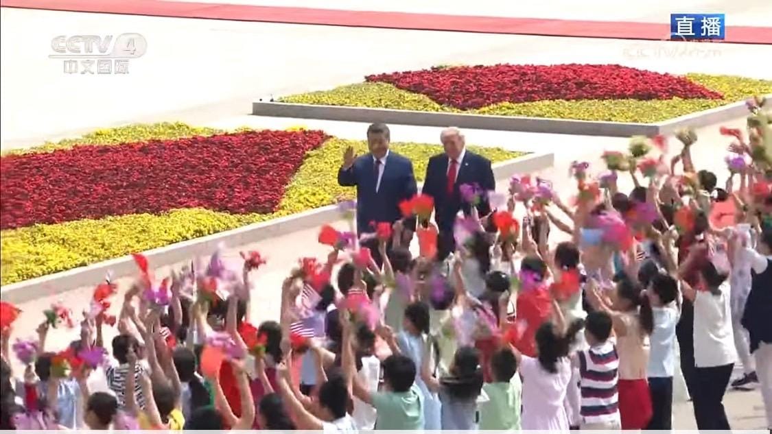 星座專家馬龍今(14)日稱，2026川習會後美國將封殺中國金融與高科技，川普極可能對台獨開綠燈。 圖：取自央視直播畫面