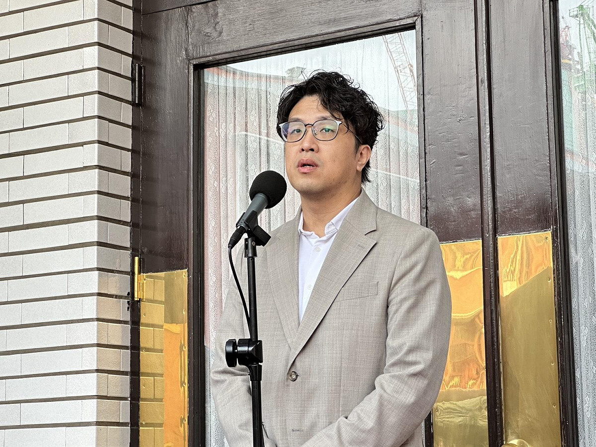 民進黨台北市長參選人、立委沈伯洋。 圖：金大鈞/攝