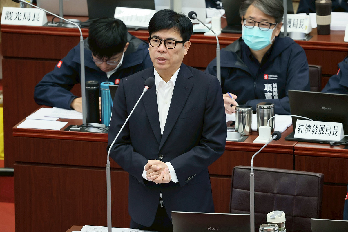 陳其邁表示，若台灣自我限縮國防及防衛相關預算，不僅會對國際社會釋放錯誤訊息，也可能對台灣安全及產業發展造成重大影響。 圖：高雄市政府/提供
