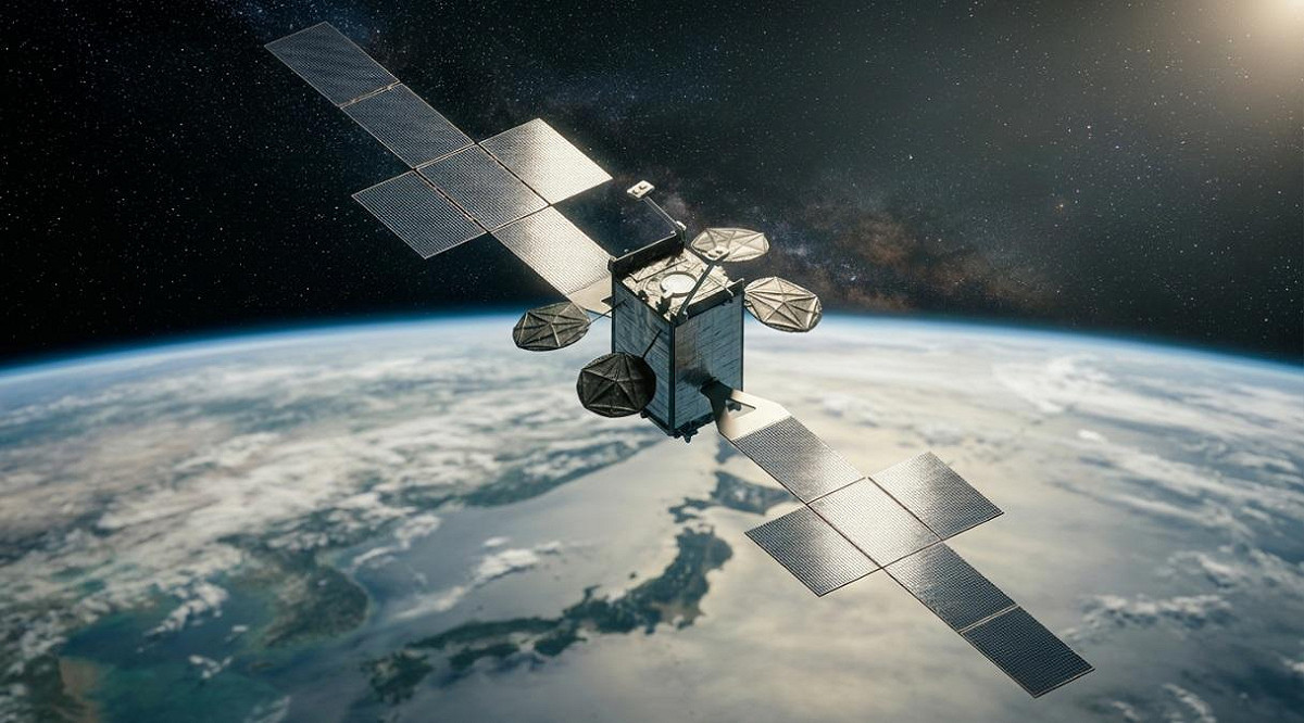 日本「衛星星座」示意圖。 圖：翻攝Lockheed Martin官網（資料照片）