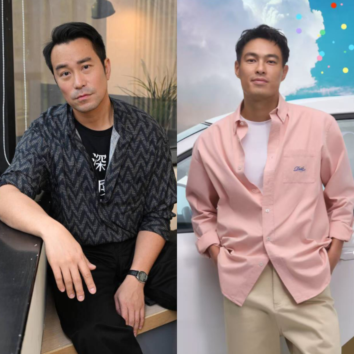 張孝全(左)與楊祐寧等人將角逐本屆北影影帝。 圖：翻攝自張孝全、楊祐寧FB