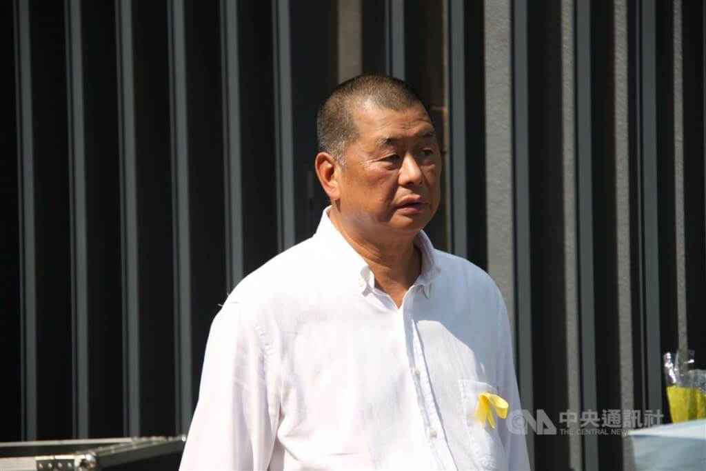 香港壹傳媒集團創辦人黎智英。 圖/中央社