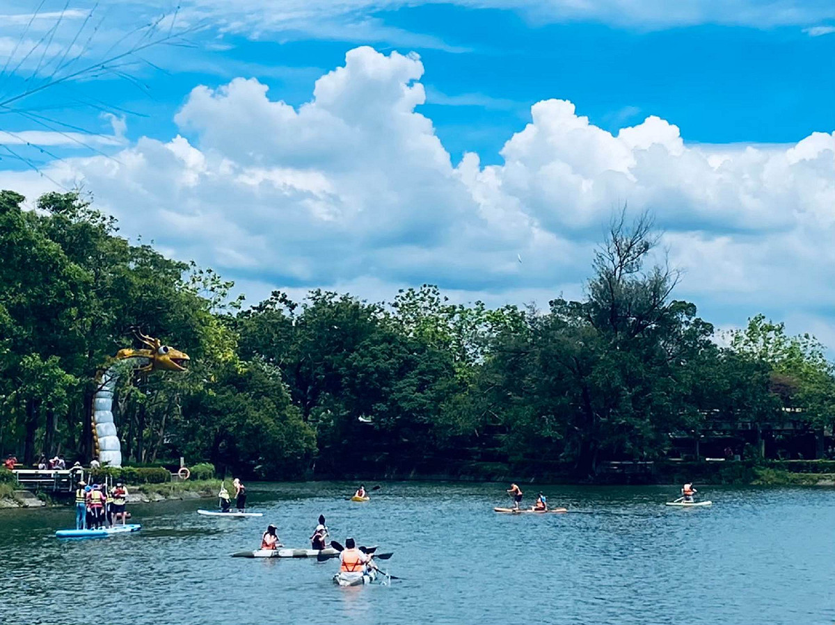 會考考生憑准考證，可享虎頭埤入園半票40元優惠。 圖：台南市政府觀光旅遊局／提供