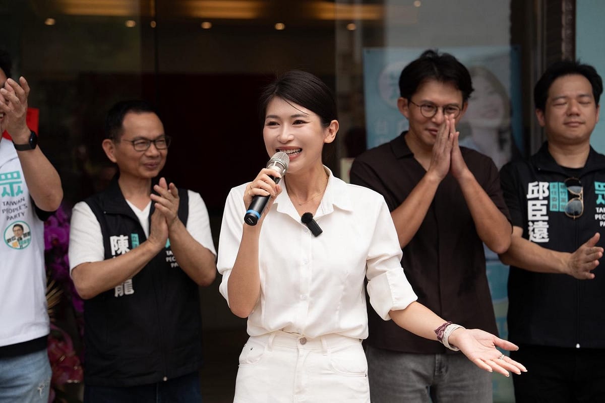民眾黨台中市議員參選人劉芩妤。 圖：劉芩妤競選團隊 / 提供