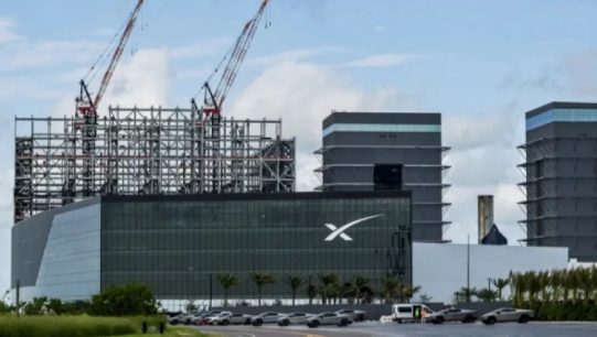 SpaceX位於美國德州的火箭基地。 圖 : 翻攝自鳳凰網