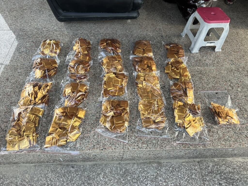 台中市警察局第三分局破獲位於屏東製毒工廠，起獲毒咖啡包。（民眾提供）中央社記者趙麗妍傳真　115年5月19日