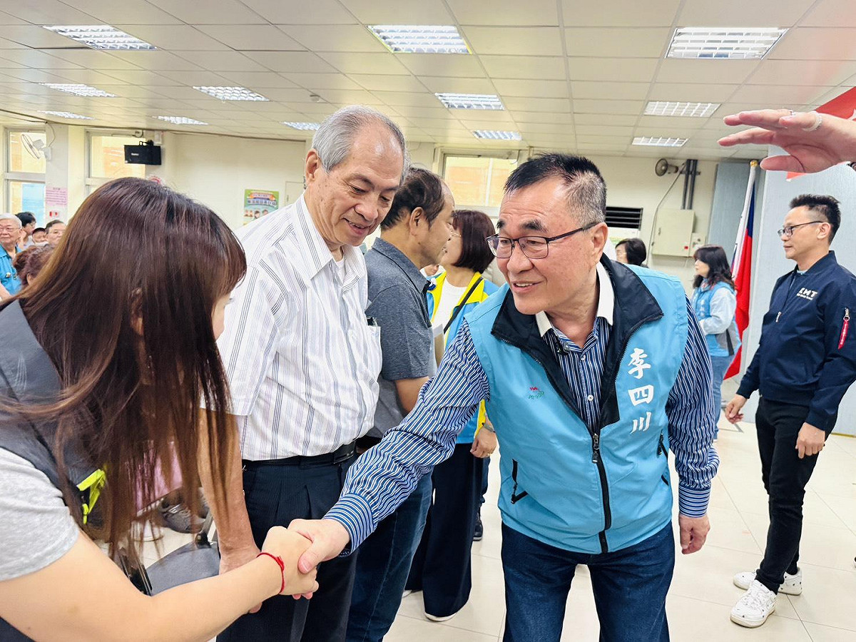 國民黨新北市長參選人李四川出席三重區鄉親及基層幹部座談會。 圖：李四川競選辦公室／提供