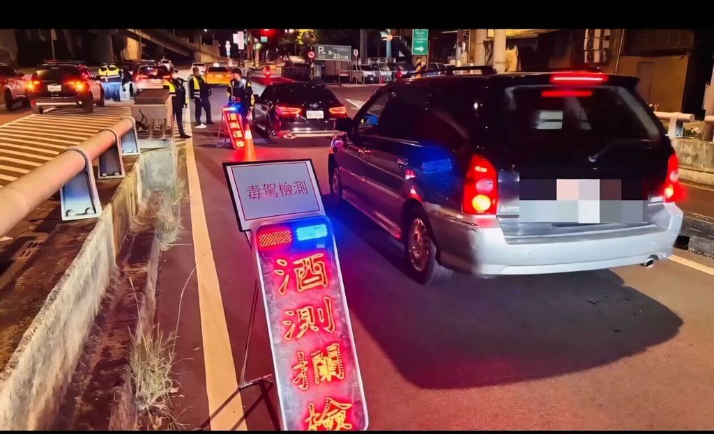圖為警方臨檢。（警方提供）