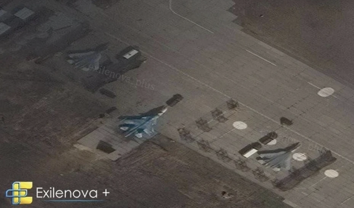 烏克蘭利用遠程無人機對俄羅斯境內縱深空軍基地發動襲擊，導致戰機被毀。 圖：翻攝自 零度Military