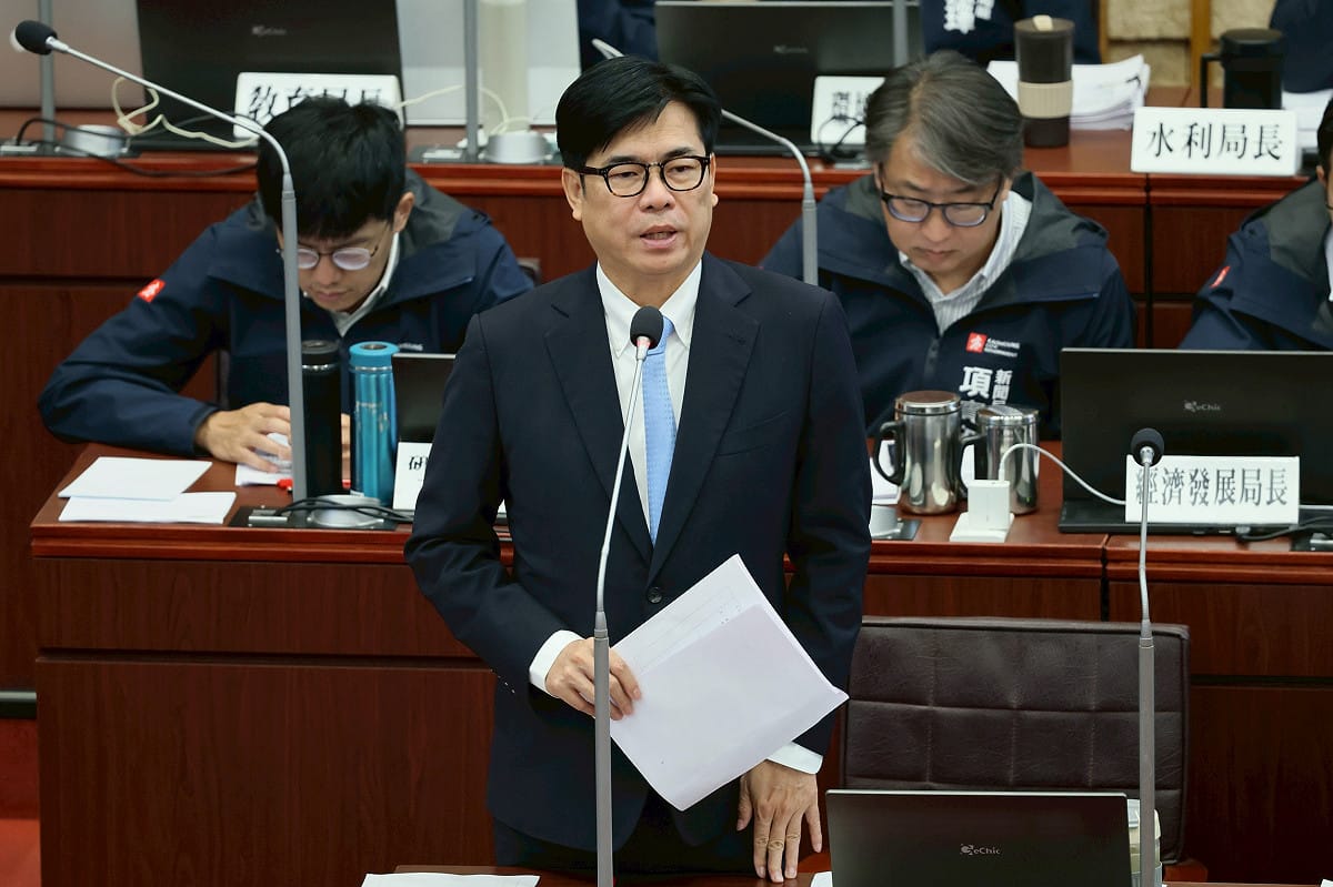 陳其邁認為賴總統兩年來在台灣國防安全、產業轉型及股市等總體經濟表現做得都非常好。 圖：高雄市政府/提供（資料照）