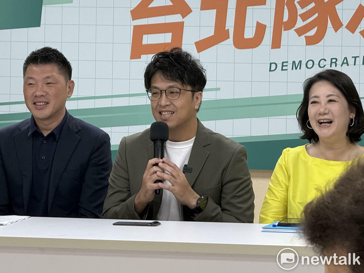 民進黨台北市長參選人沈伯洋。 圖：周煊惠 / 攝