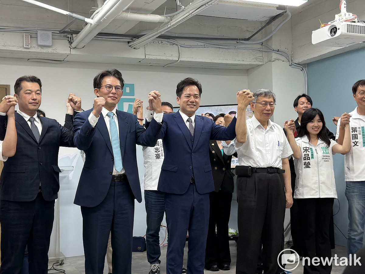民眾黨徵召新竹市副市長邱臣遠參選新竹縣竹北市長。 圖：周煊惠 / 攝（資料照）