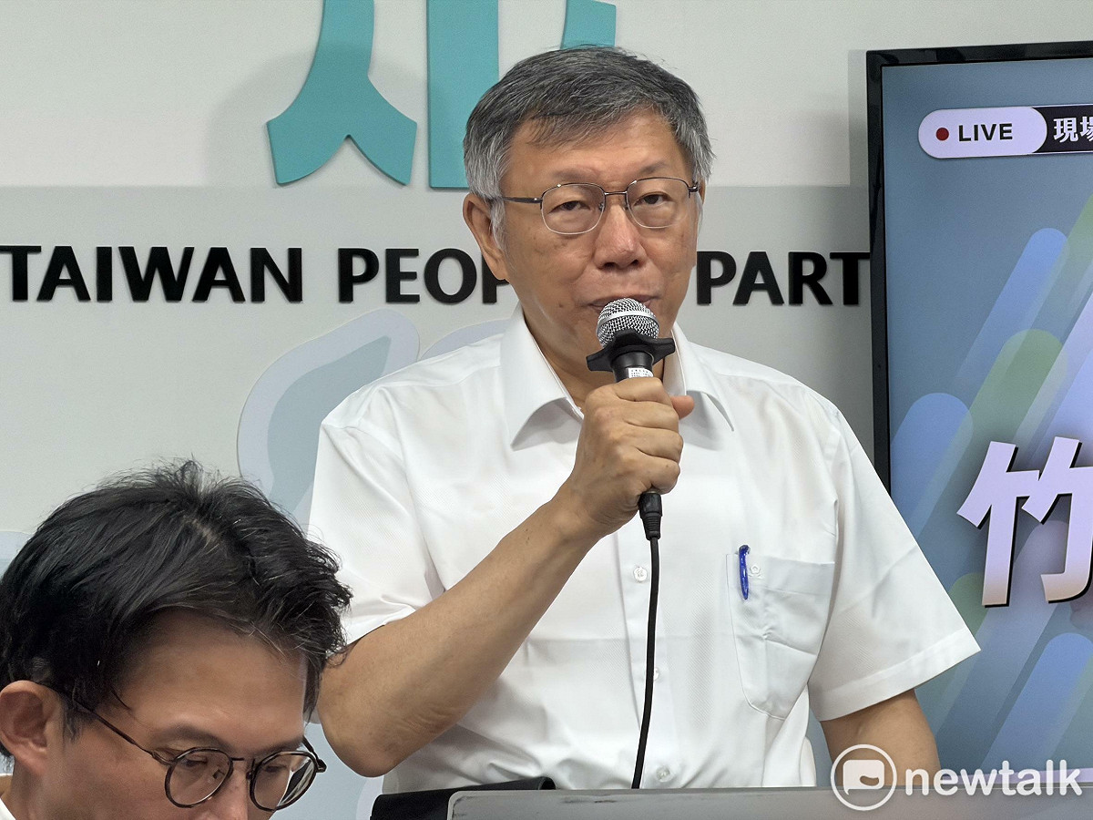 民眾黨創黨主席柯文哲。 圖：周煊惠 ／ 攝（資料照）