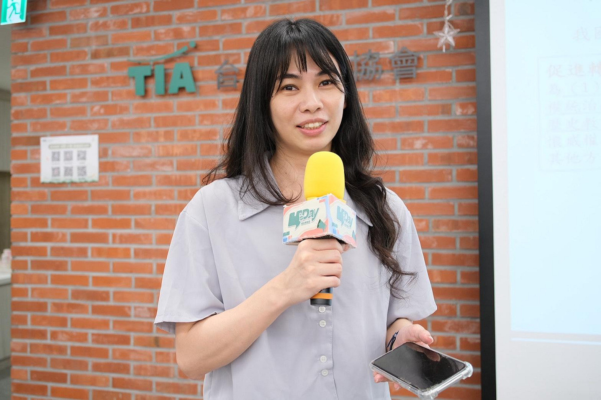 台灣智庫研究員陳璽安。 圖：Y’s Day「週三青年日」提供