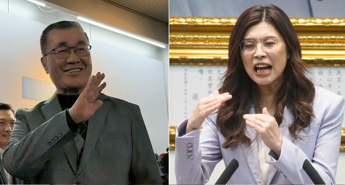 國民黨新北市長參選人李四川（左）和國民黨主席鄭麗文（右）。 圖：新頭殼資料照