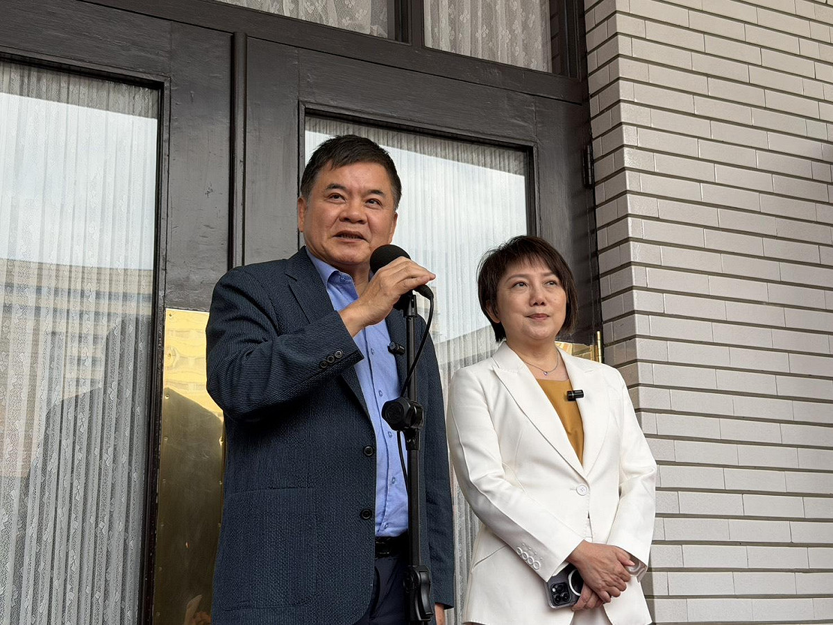 民進黨團幹事長莊瑞雄、書記長范雲接受媒體聯訪。 資料照：金大鈞／攝