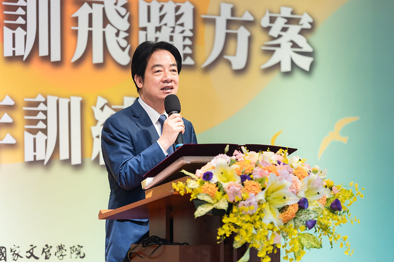 賴清德期許善用AI科技促進政府創新治理 圖：總統府提供