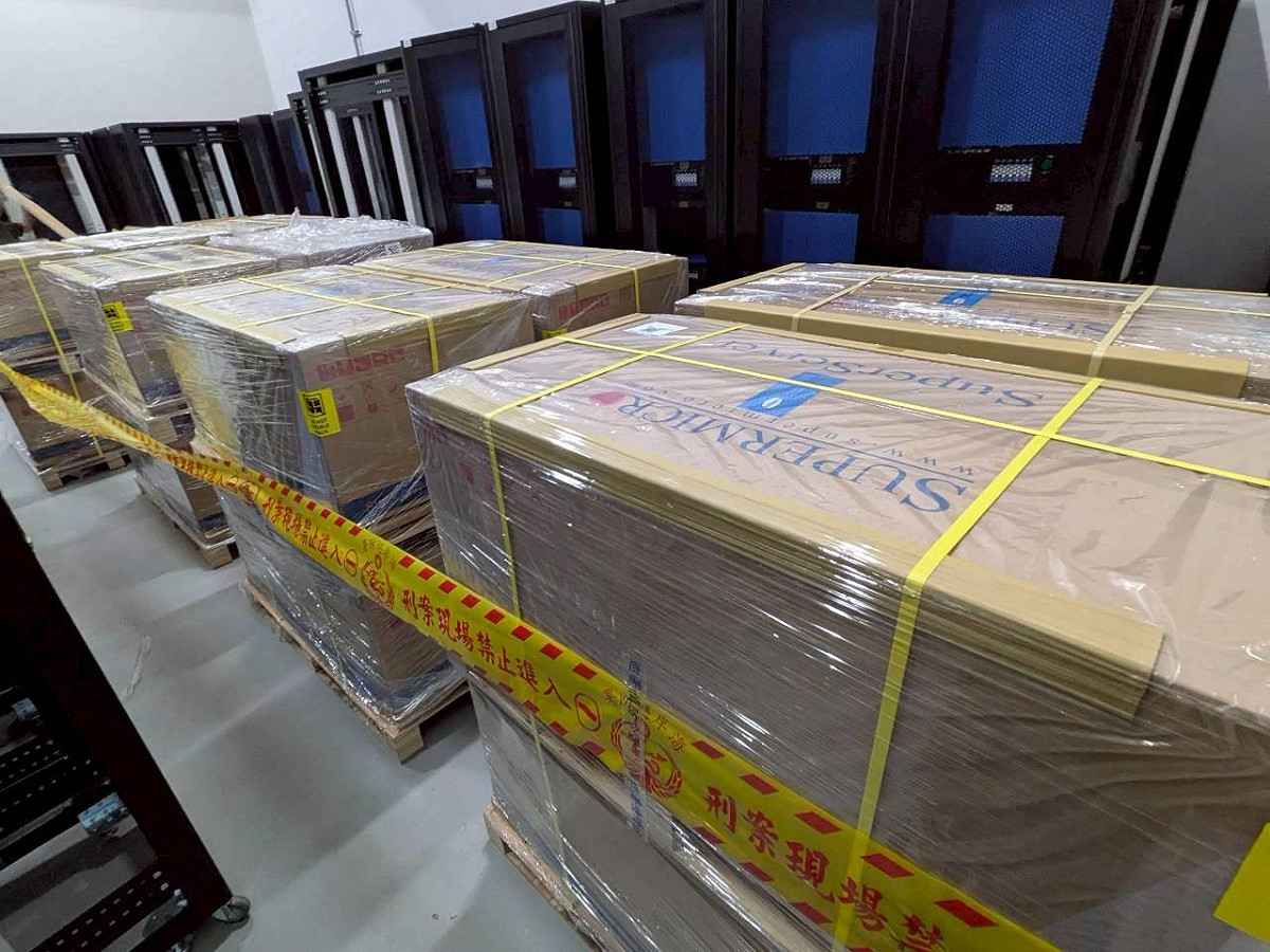 胡采蘋指台灣擬嚴管AI晶片輸中，未授權轉運恐面臨刑責。 圖：海巡署 / 提供