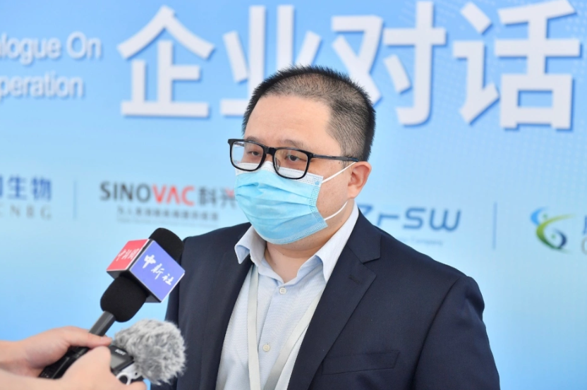 智飛生物副董事長、總裁，重慶上市公司協會會長蔣凌峰 圖：翻攝自 視覺中國