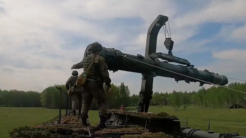 俄羅斯軍演畫面 圖：翻攝自百度