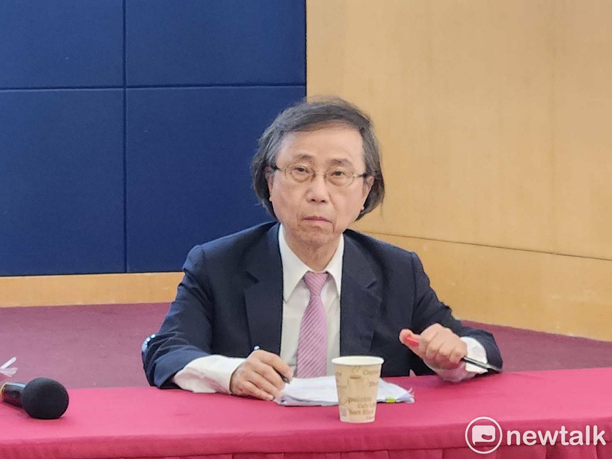 誠品會計師事務所周志誠今（25）天出席記者會。 圖：黃建豪/攝
